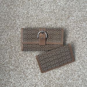 Coach Wallet & Checkbook